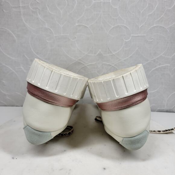 Adidas HyperSleek Womens 10 Off White Copper Metallic Platform Sneaker Shoe - Picture 10 of 16